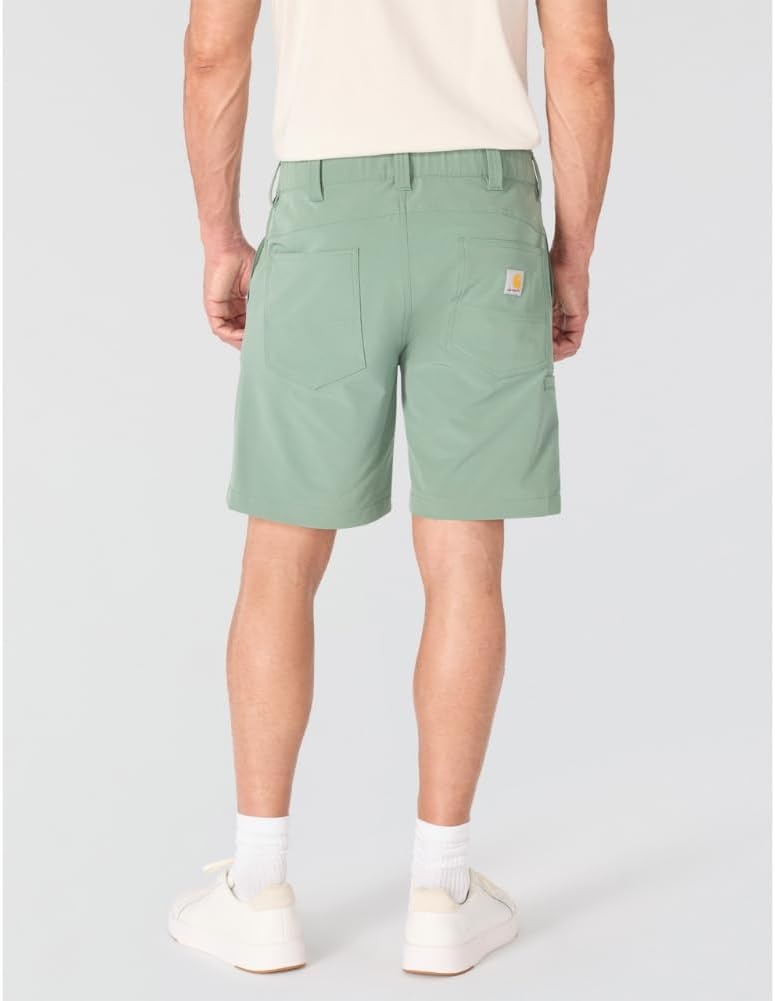 image:imageCarhartt Mens Force Sun Defender Relaxed Fit ShortGreen Slate