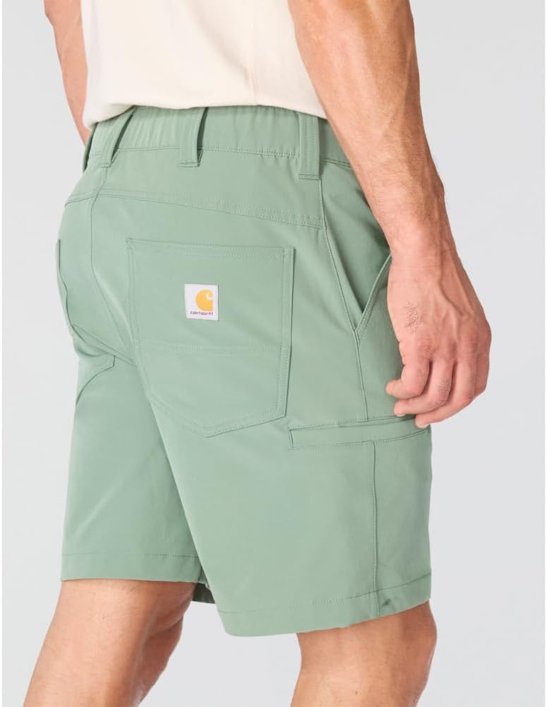 image:imageCarhartt Mens Force Sun Defender Relaxed Fit ShortGreen Slate