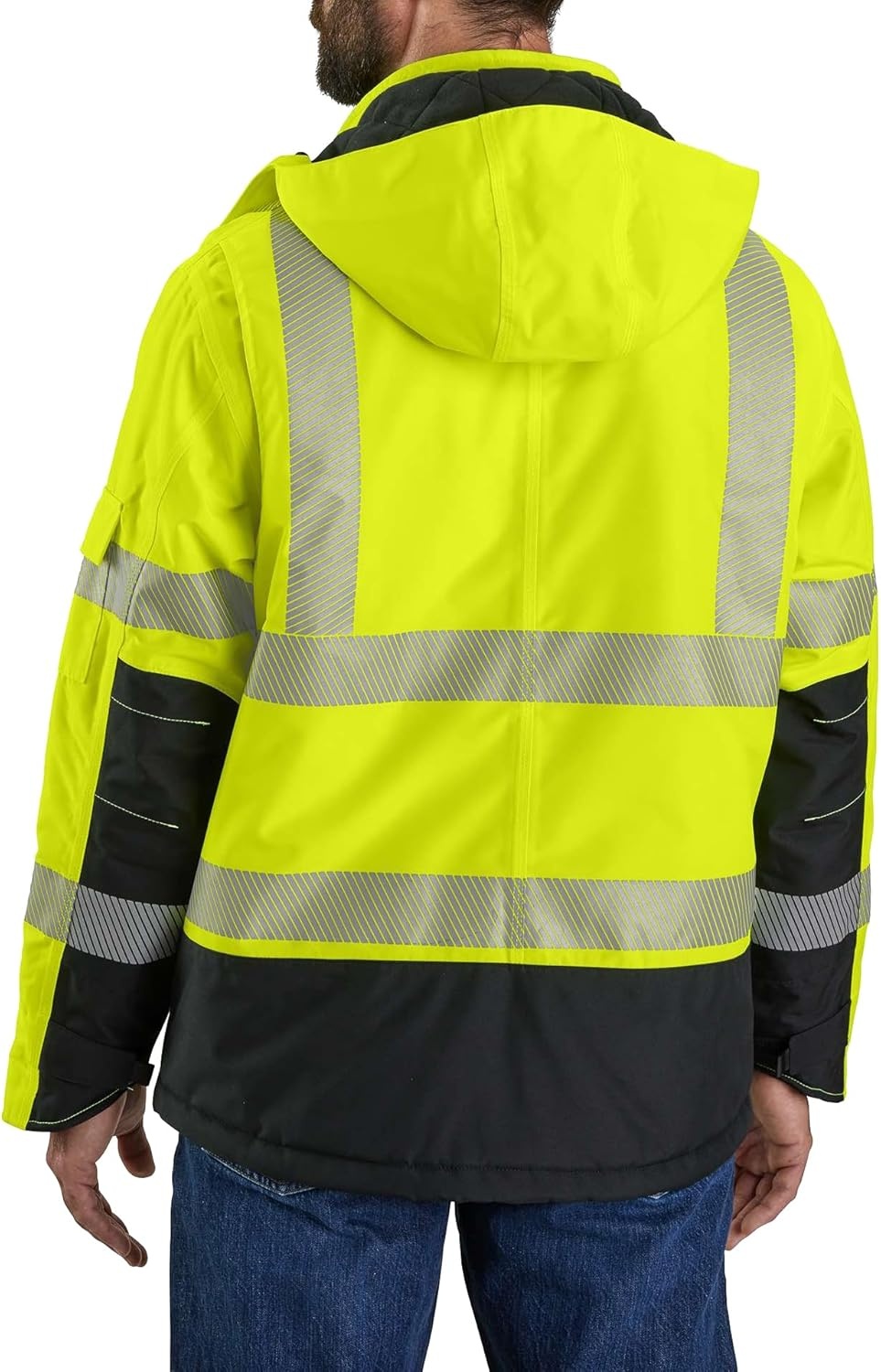 image:imageCarhartt Mens HV Sherwood Class 3 JacketBrite Lime