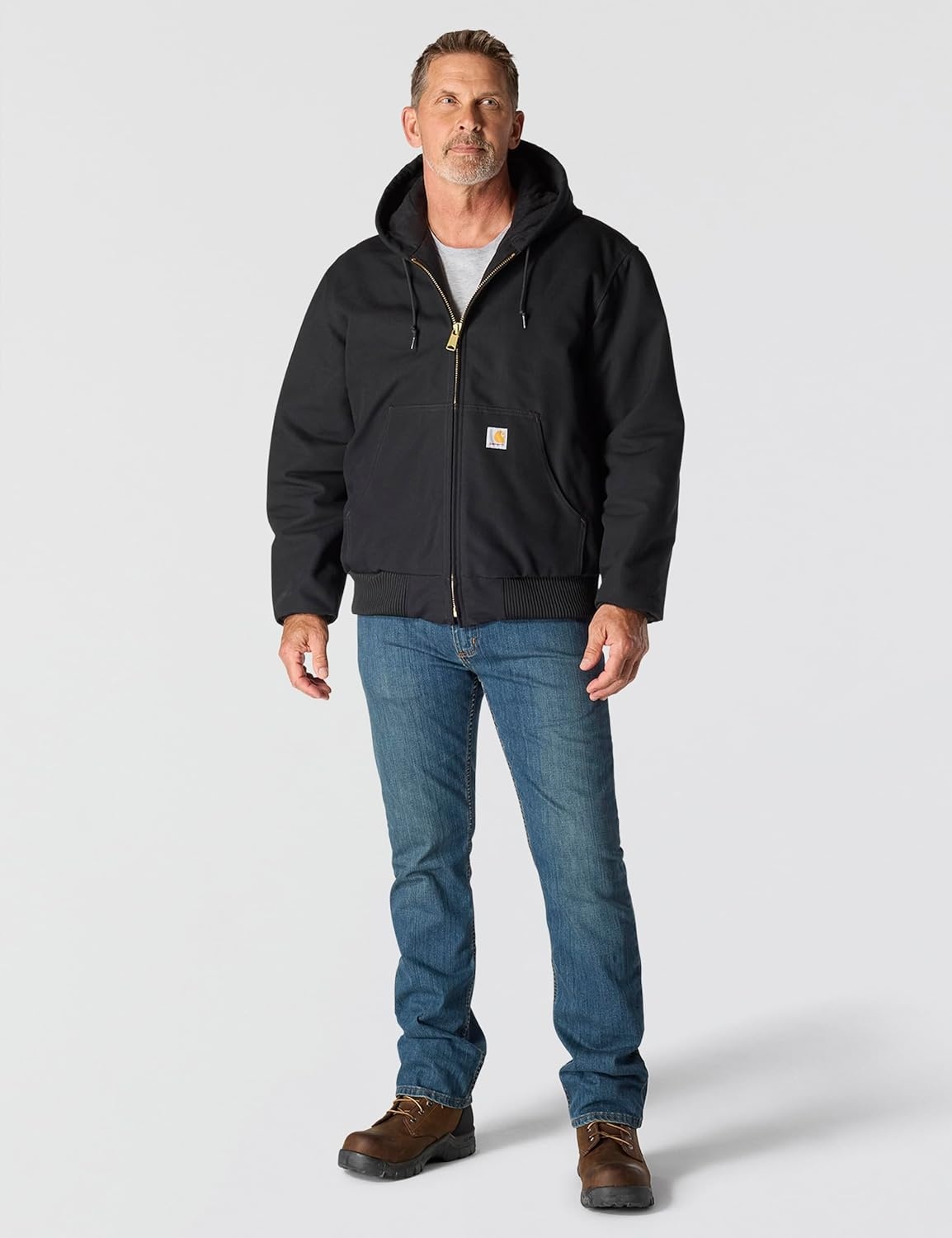 image:imageCarhartt Mens Iconic J140 Firm Duck Active JacBlack