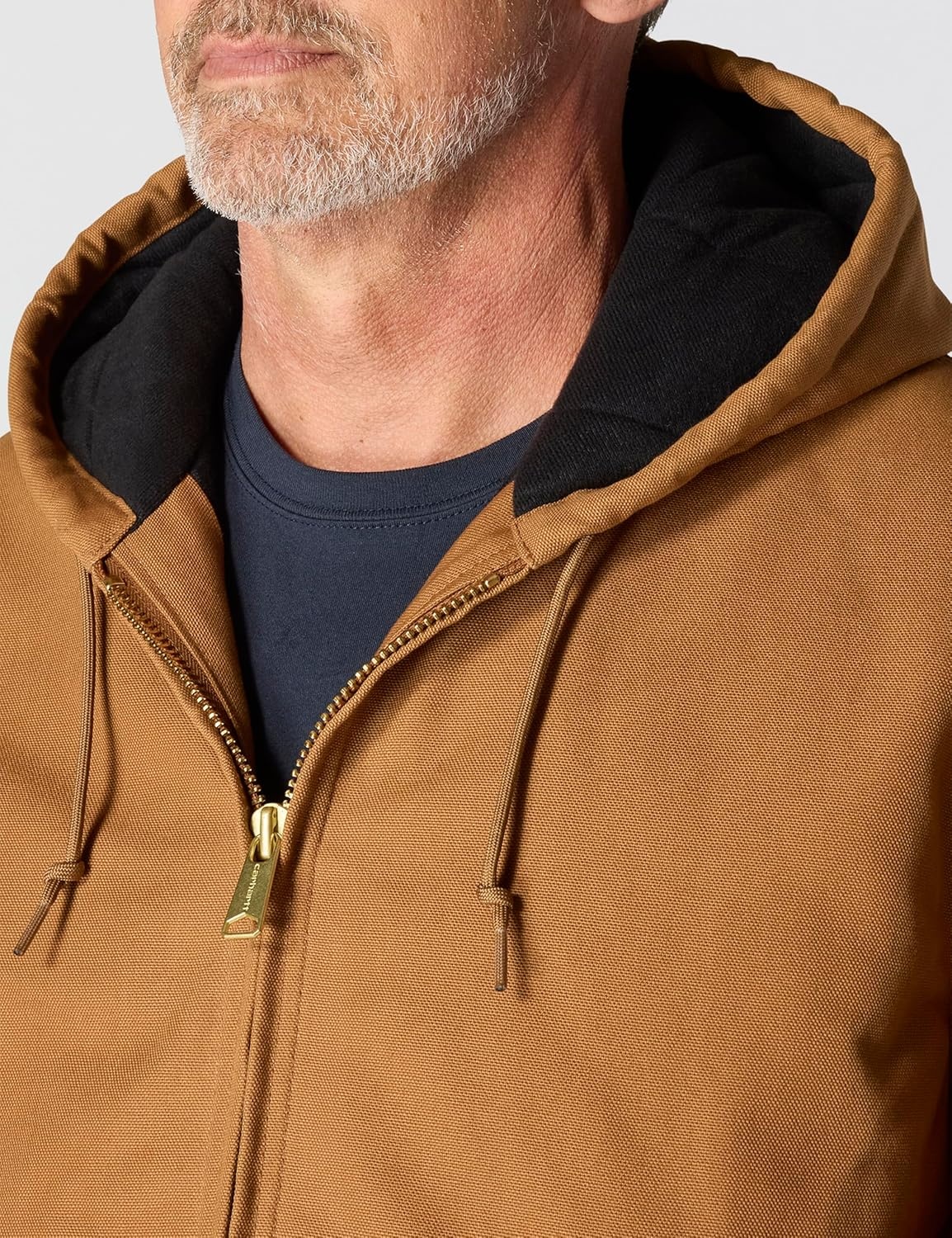 image:imageCarhartt Mens Iconic J140 Firm Duck Active JacCarhartt Brown