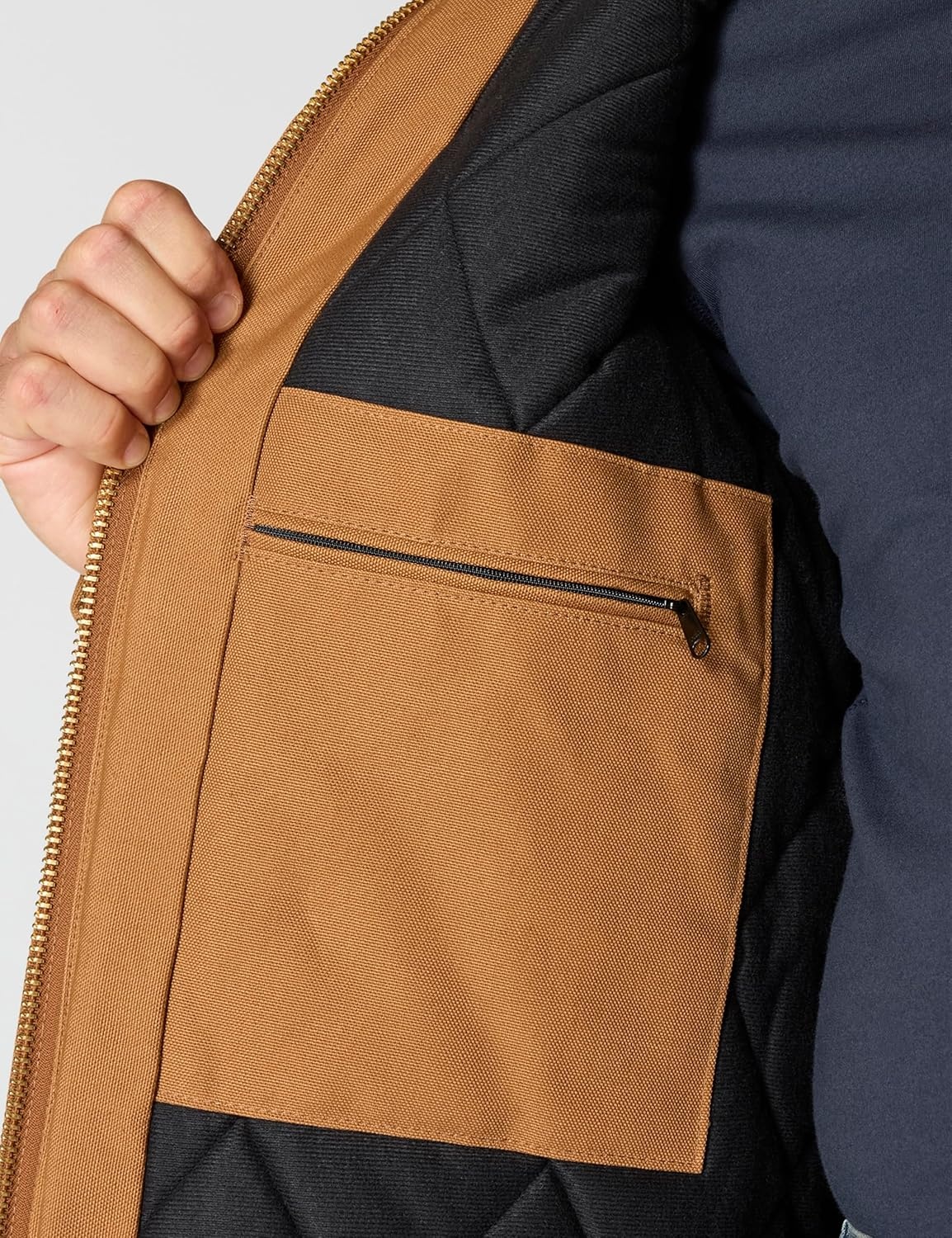 image:imageCarhartt Mens Iconic J140 Firm Duck Active JacCarhartt Brown