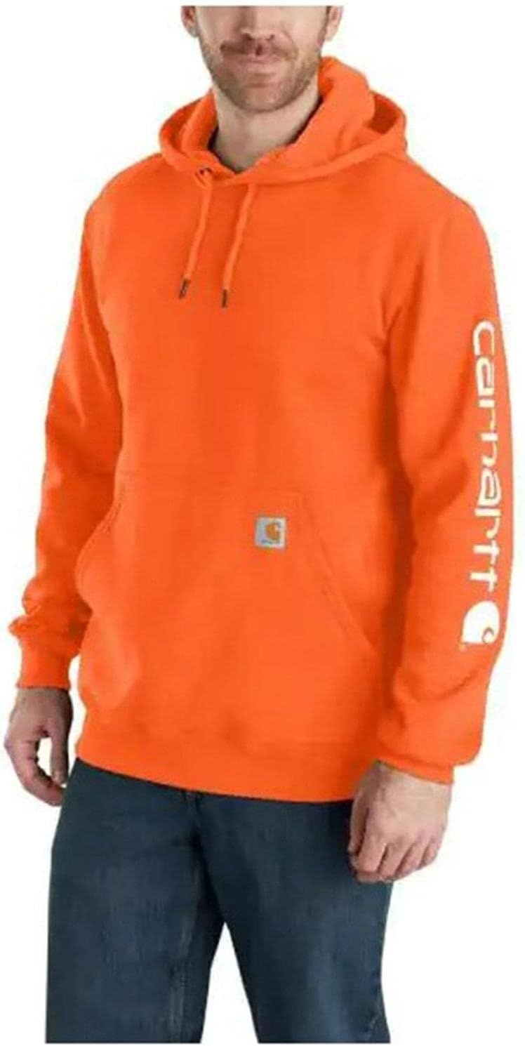 image:imageCarhartt Mens Iconic K288 Logo SweatshirtBright Orange