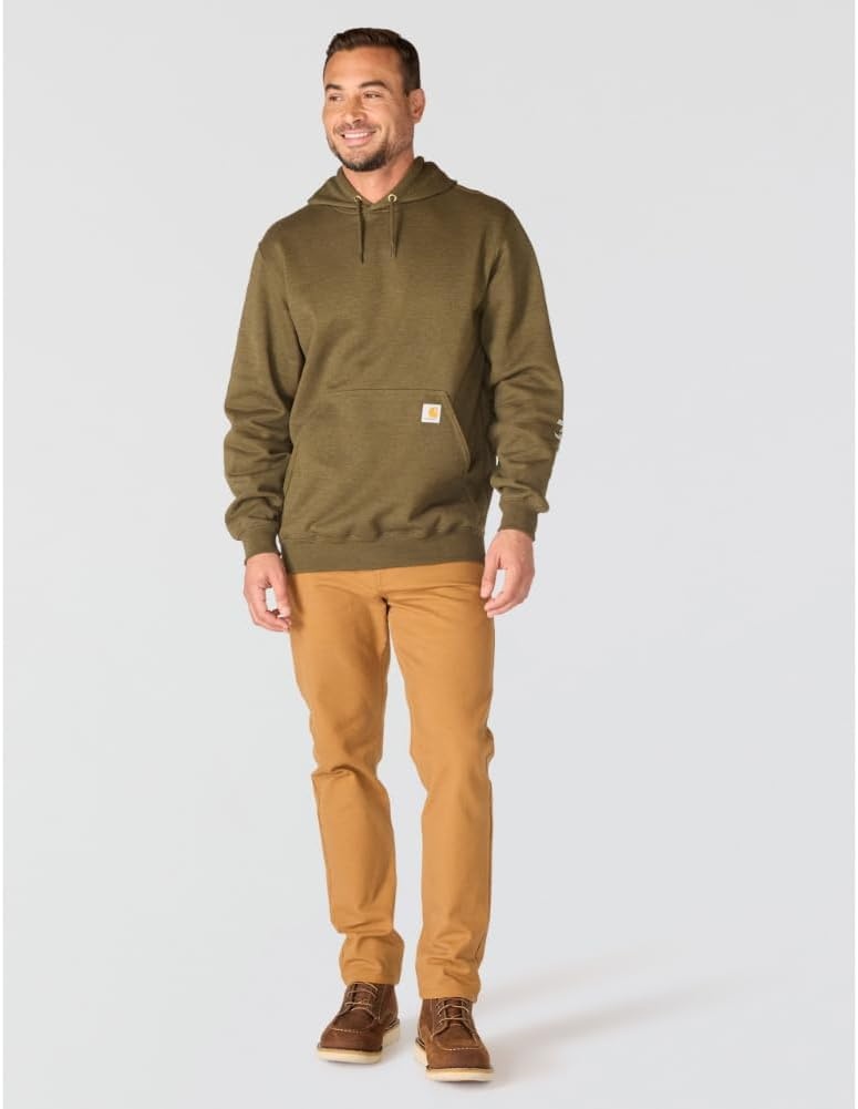 image:imageCarhartt Mens Iconic K288 Logo SweatshirtBurnished Logs Heather