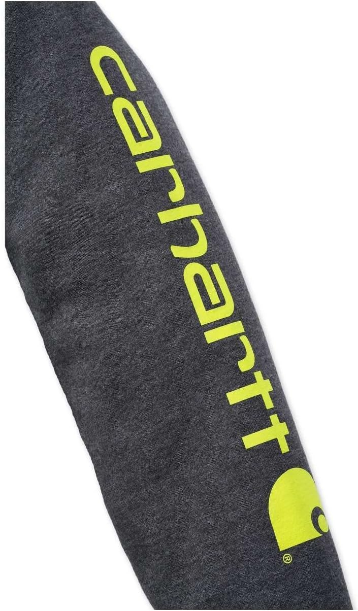image:imageCarhartt Mens Iconic K288 Logo SweatshirtCarbon Heather