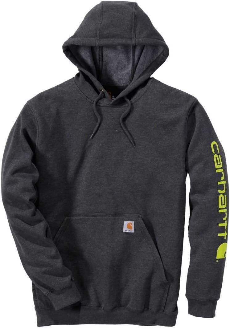 image:imageCarhartt Mens Iconic K288 Logo SweatshirtCarbon Heather