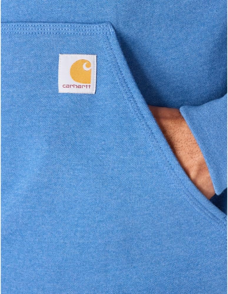 image:imageCarhartt Mens Iconic K288 Logo SweatshirtDark Tranquil Blue Heather