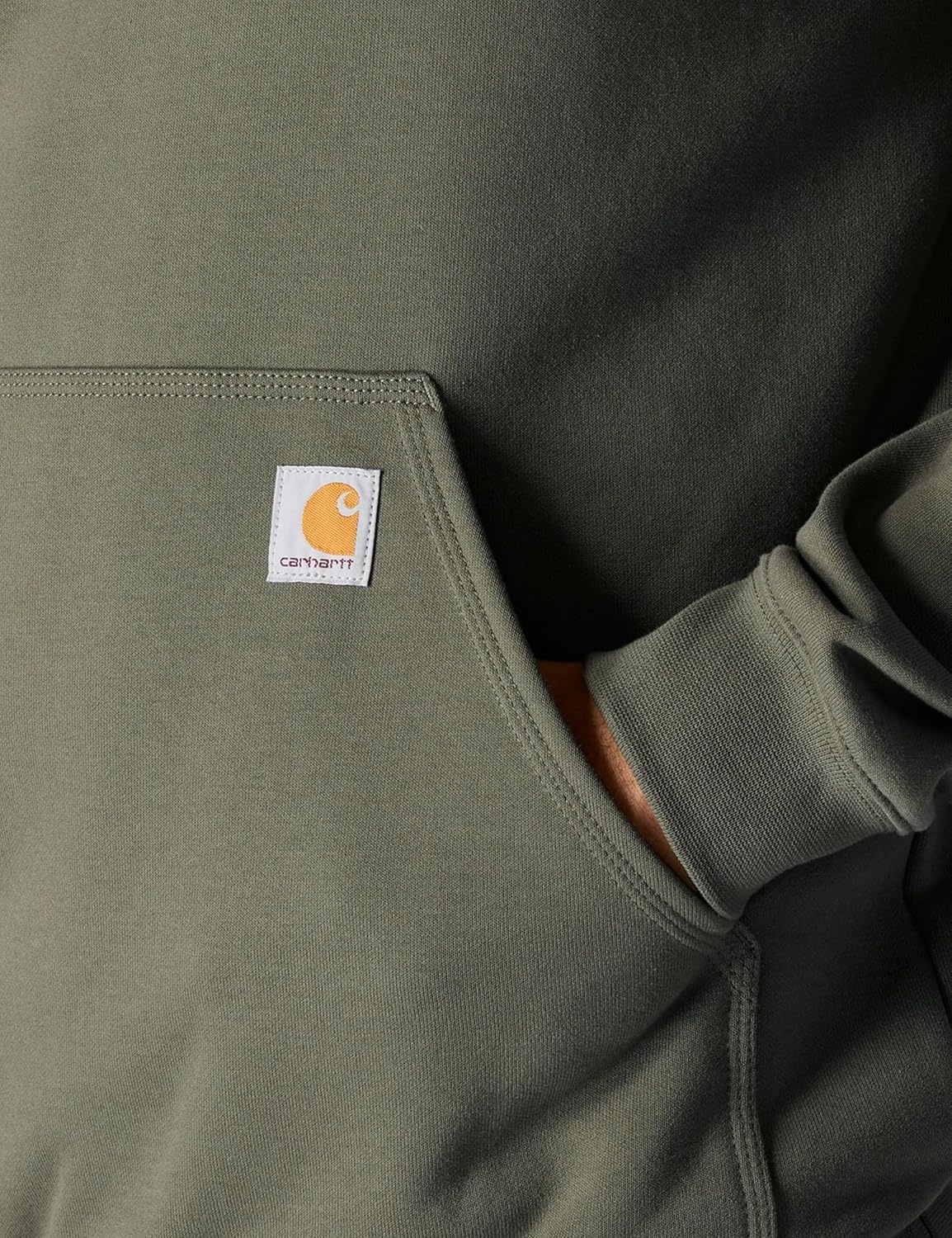 image:imageCarhartt Mens Iconic K288 Logo SweatshirtDusty Olive