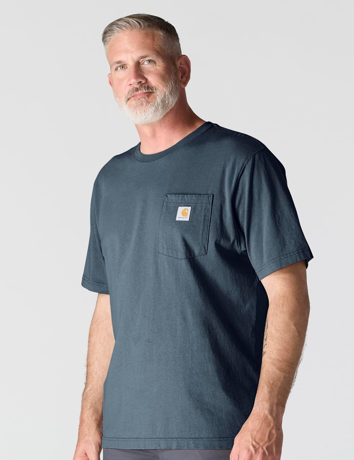 image:imageCarhartt Mens Iconic K87 Pocket TShirtBluestone