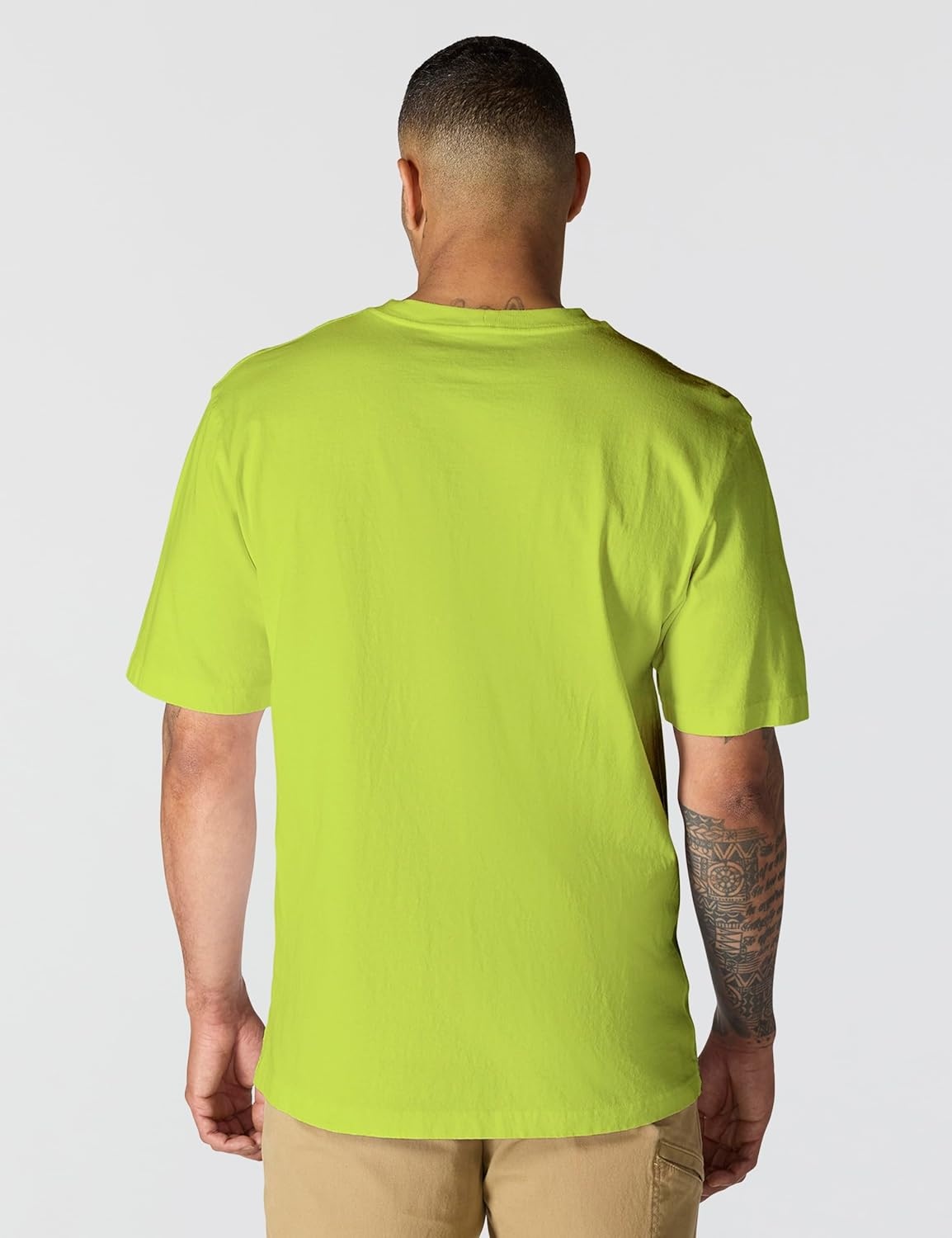 image:imageCarhartt Mens Iconic K87 Pocket TShirtBrite Lime