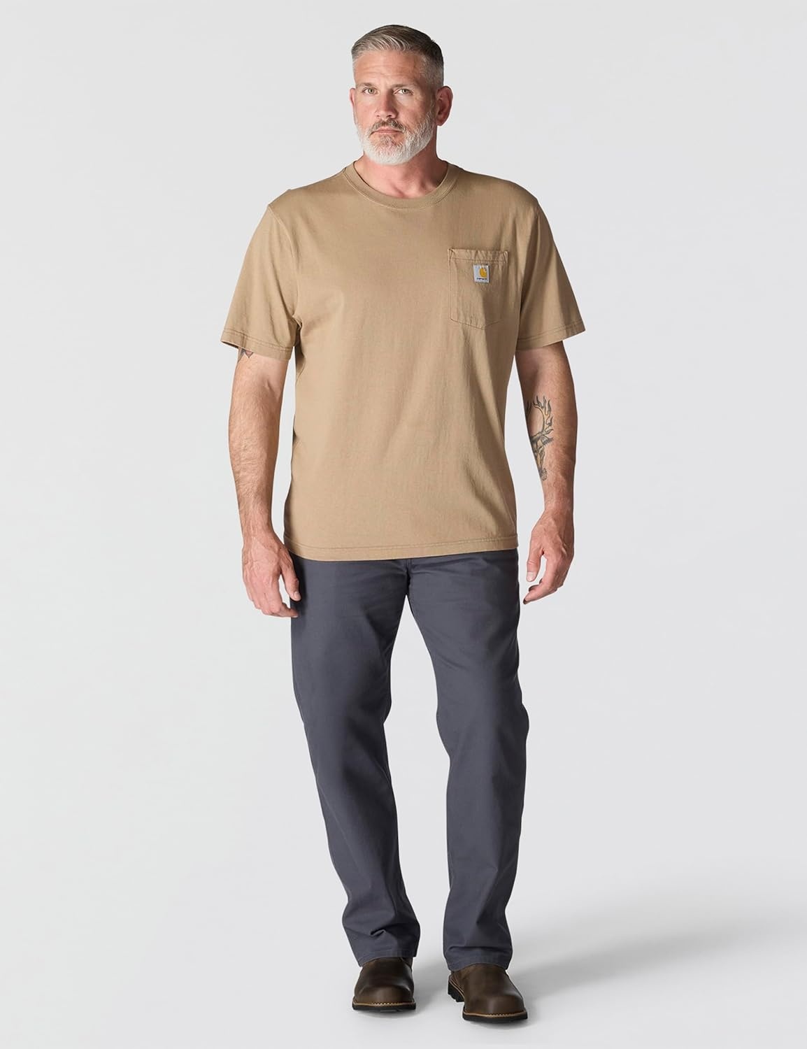 image:imageCarhartt Mens Iconic K87 Pocket TShirtDesert