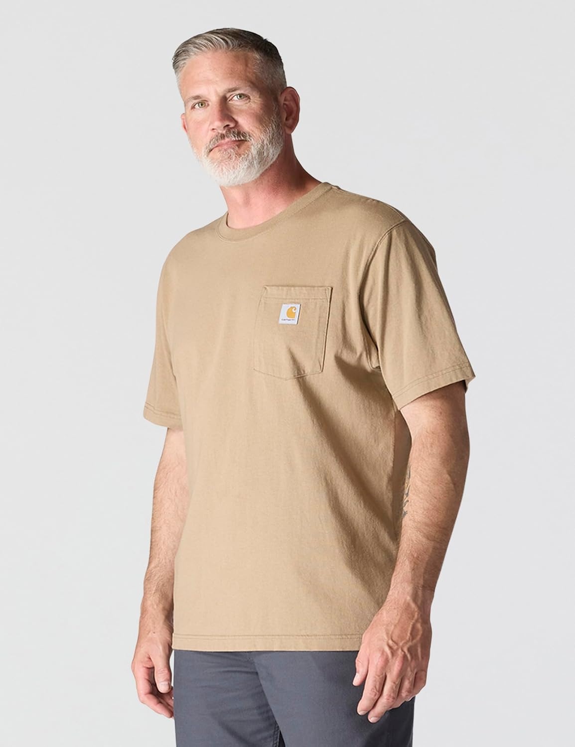 image:imageCarhartt Mens Iconic K87 Pocket TShirtDesert
