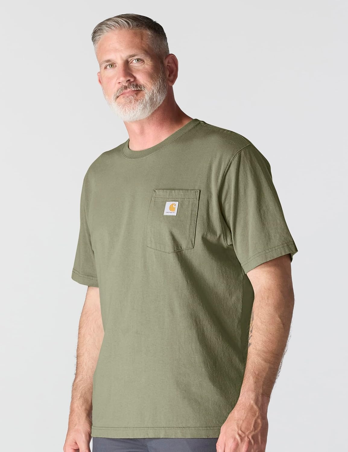 image:imageCarhartt Mens Iconic K87 Pocket TShirtDusty Olive