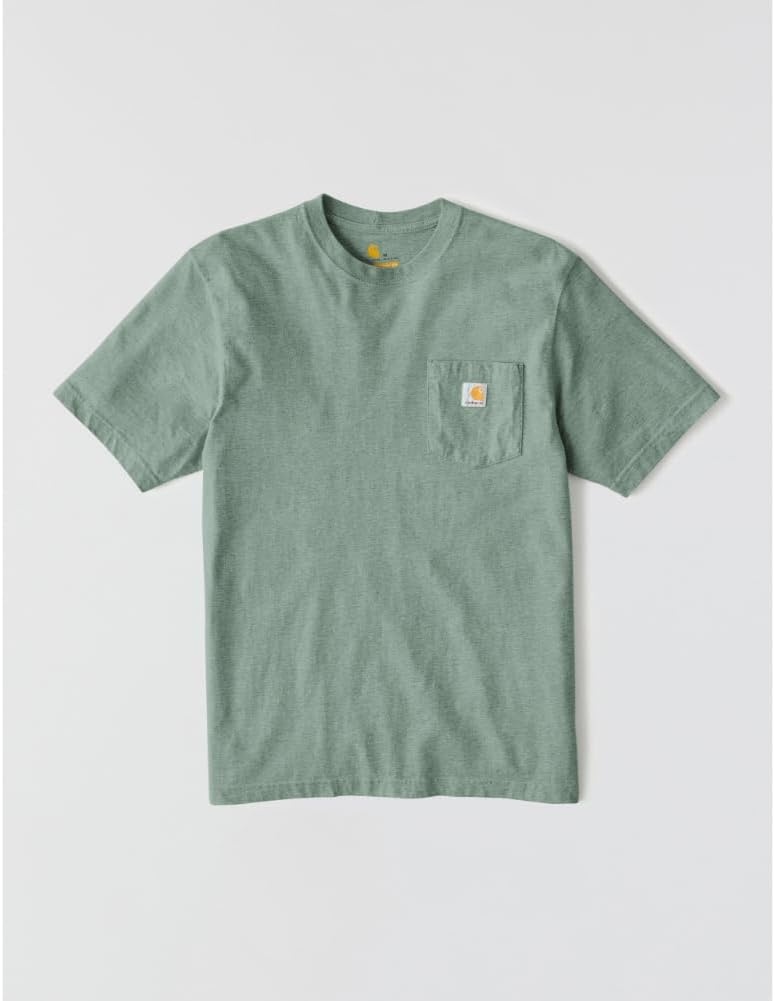 image:imageCarhartt Mens Iconic K87 Pocket TShirtGreen Slate Heather