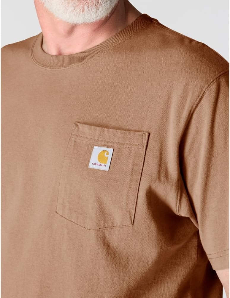 image:imageCarhartt Mens Iconic K87 Pocket TShirtItalian Clay