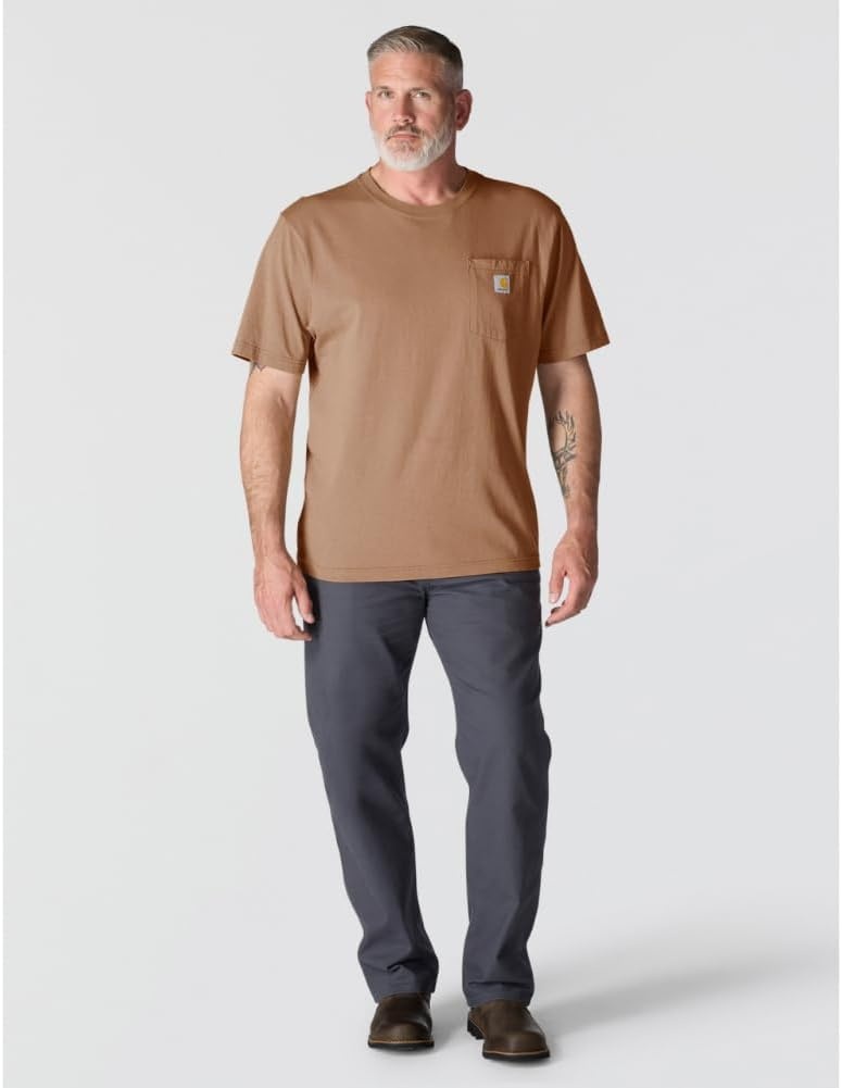 image:imageCarhartt Mens Iconic K87 Pocket TShirtItalian Clay