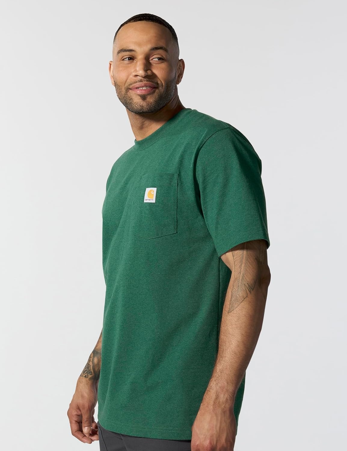 image:imageCarhartt Mens Iconic K87 Pocket TShirtNorth Woods Heather