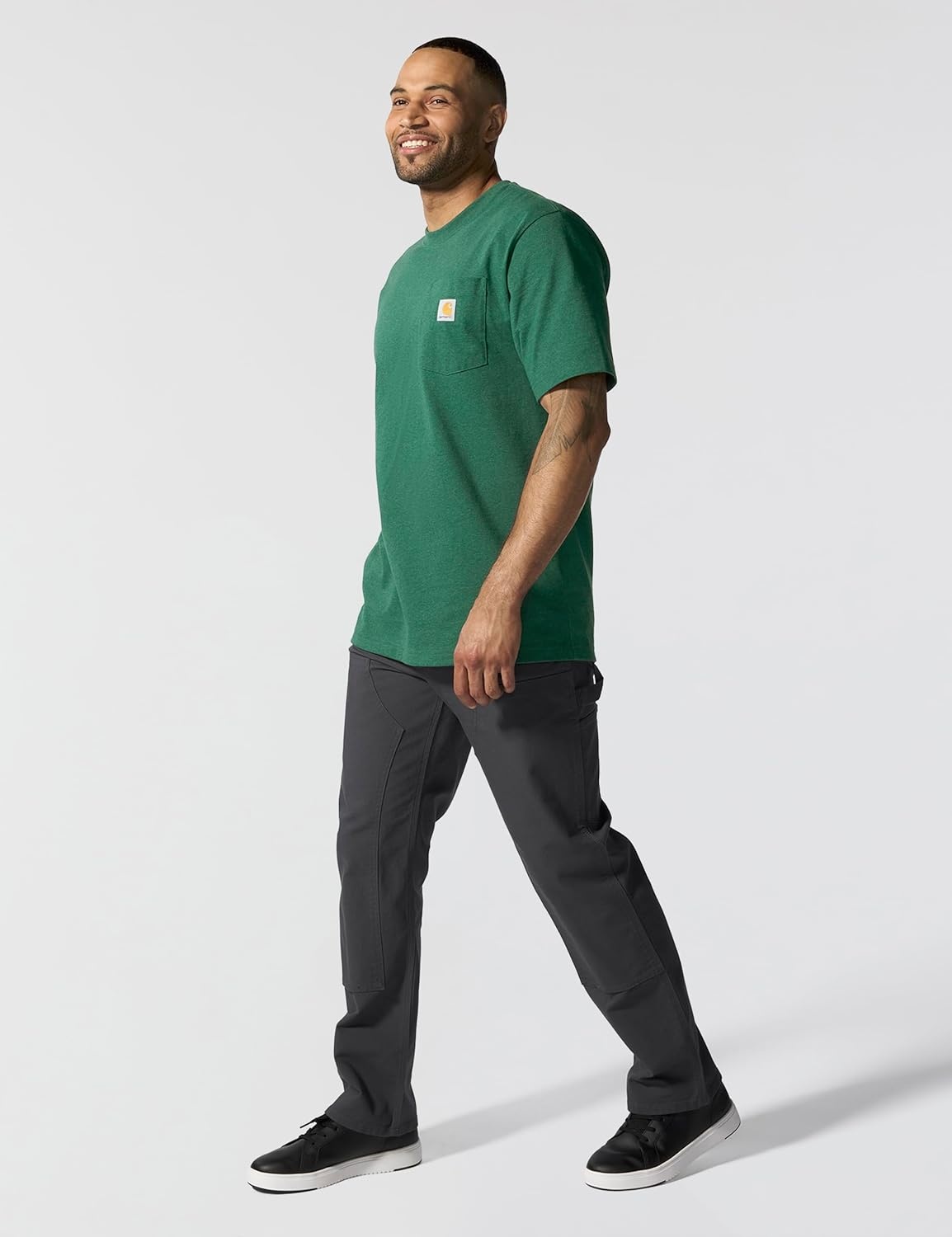 image:imageCarhartt Mens Iconic K87 Pocket TShirtNorth Woods Heather