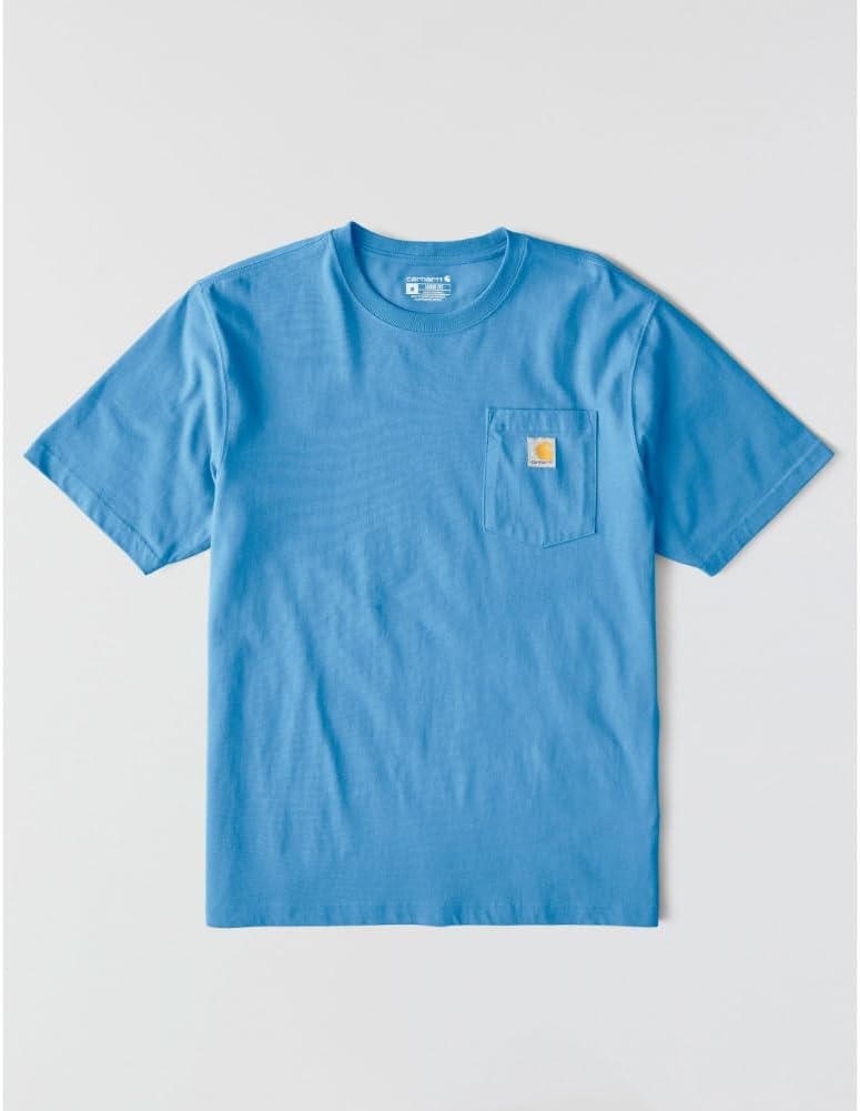 image:imageCarhartt Mens Iconic K87 Pocket TShirtTranquil Blue