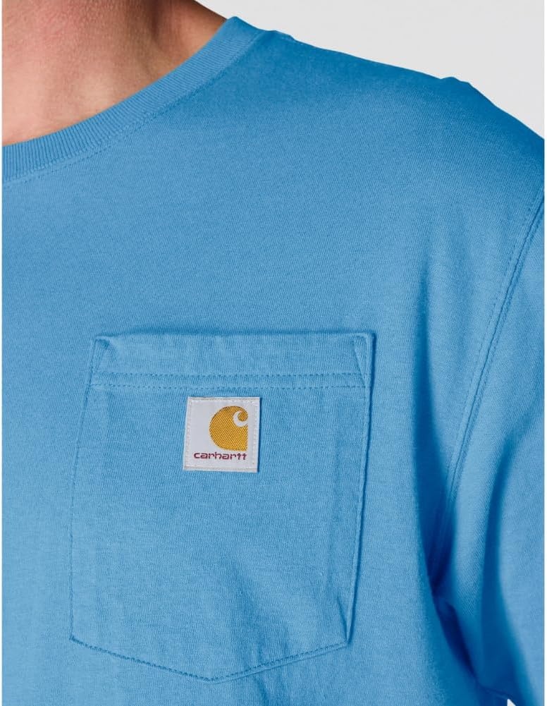 image:imageCarhartt Mens Iconic K87 Pocket TShirtTranquil Blue