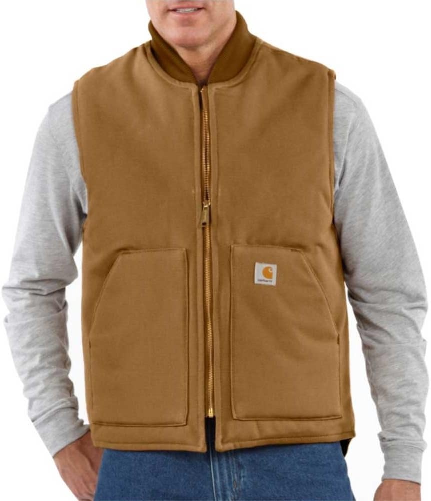 image:imageCarhartt Mens Iconic V01 Firm Duck VestCarhartt Brown