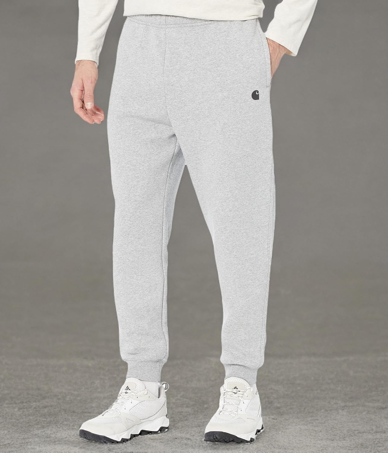 image:imageCarhartt Mens Loose Marquette SweatpantHeather Grey