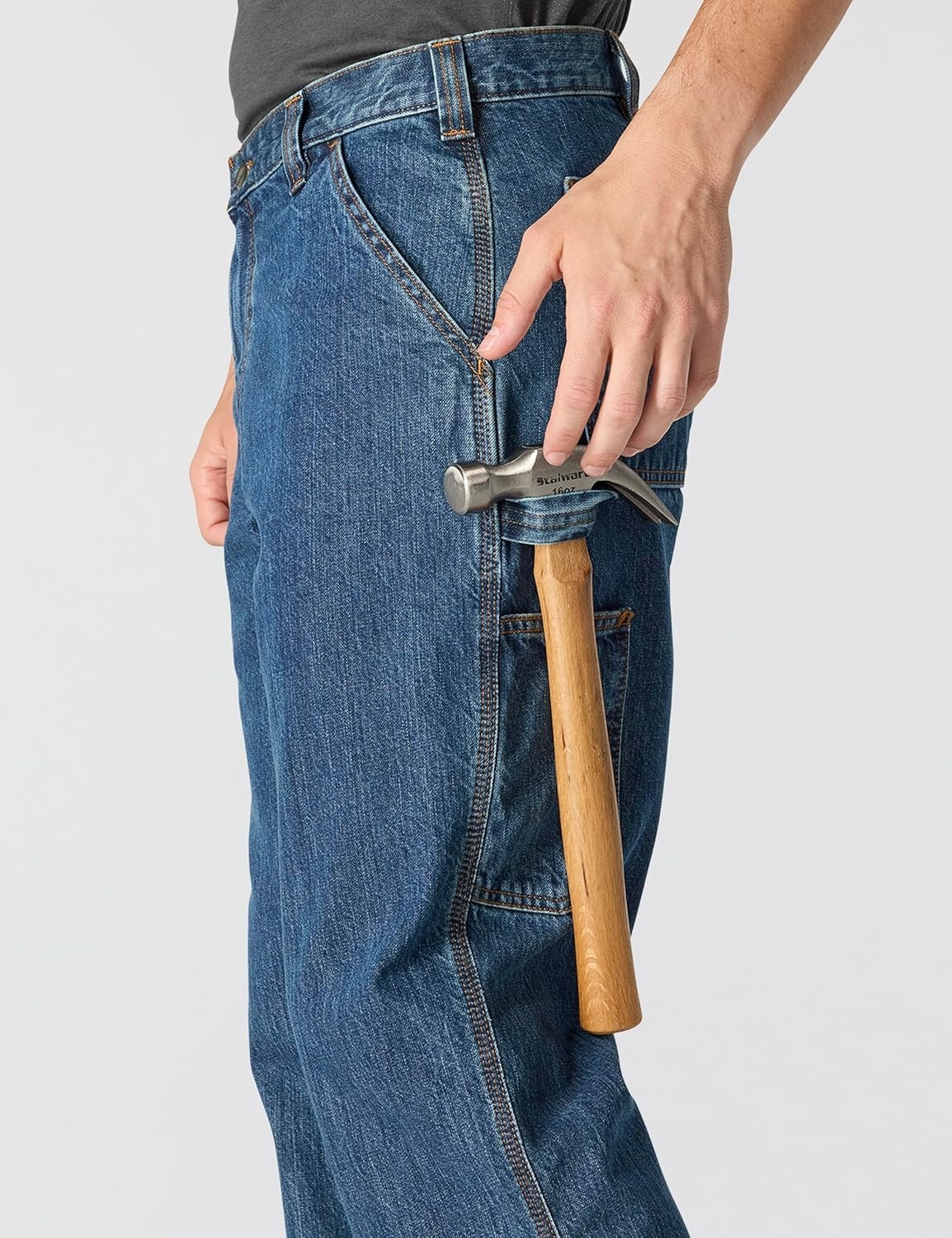 image:imageCarhartt Mens Loose Straight Denim DungareeCanal