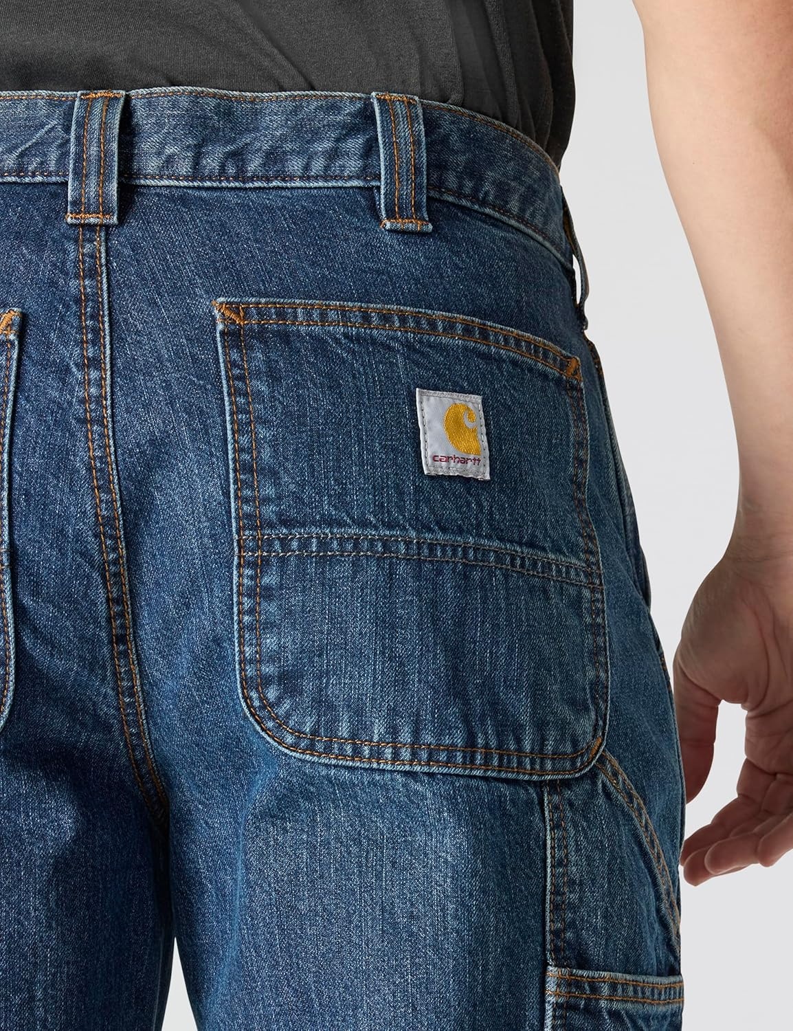 image:imageCarhartt Mens Loose Straight Denim DungareeCanal