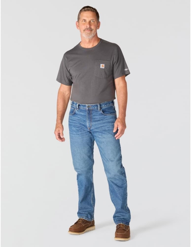 image:imageCarhartt Mens Loose Straight Rugged Flex JeanFerrous
