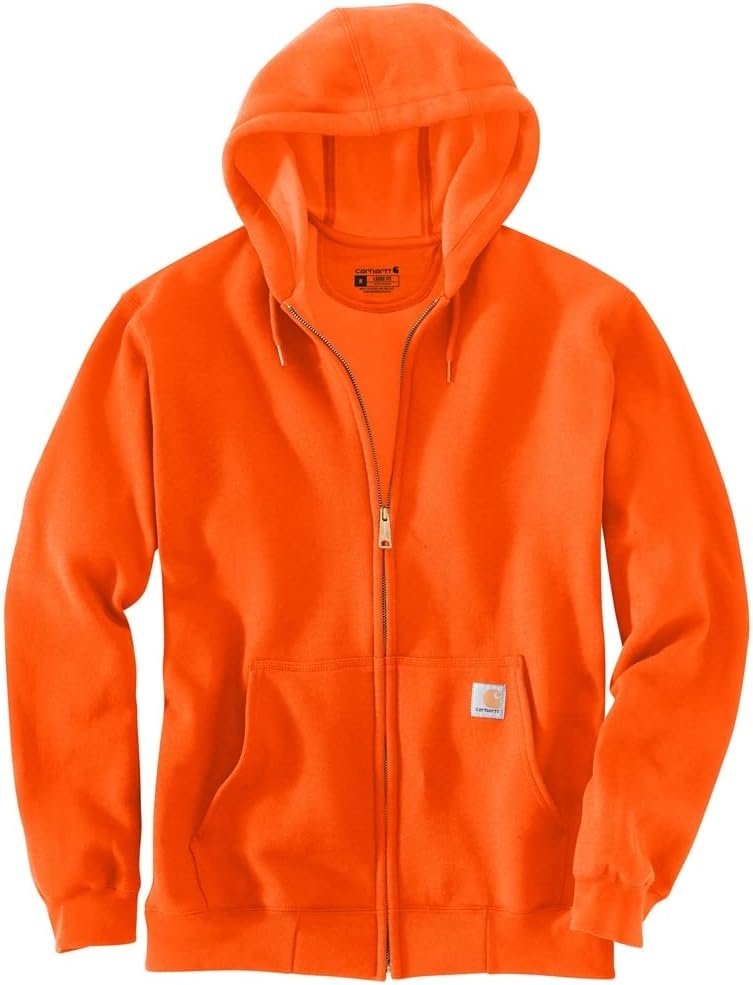 image:imageCarhartt Mens Marquette FullZip SweatshirtBrite Orange