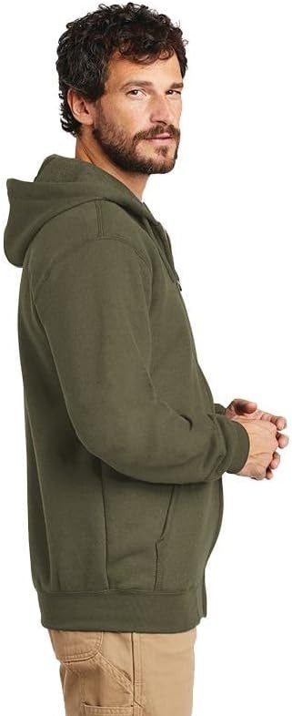 image:imageCarhartt Mens Marquette FullZip SweatshirtMoss