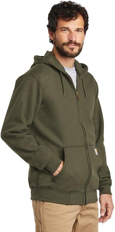 image:imageCarhartt Mens Marquette FullZip SweatshirtMoss