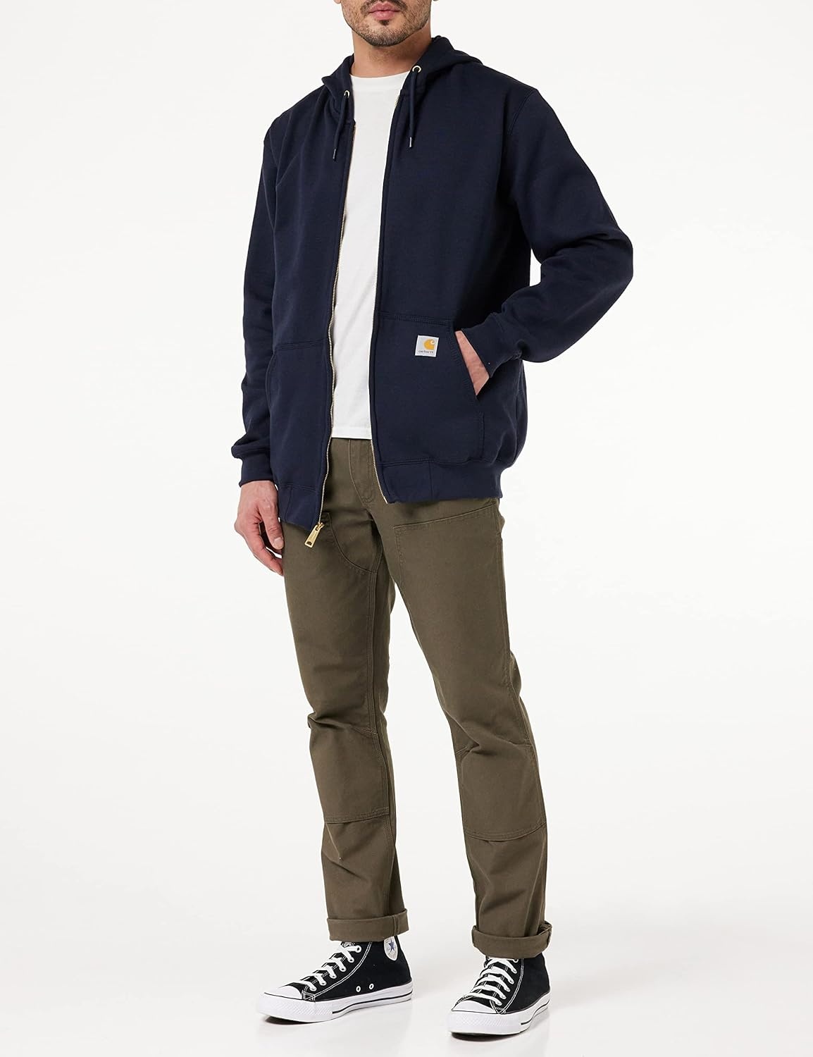 image:imageCarhartt Mens Marquette FullZip SweatshirtNavy