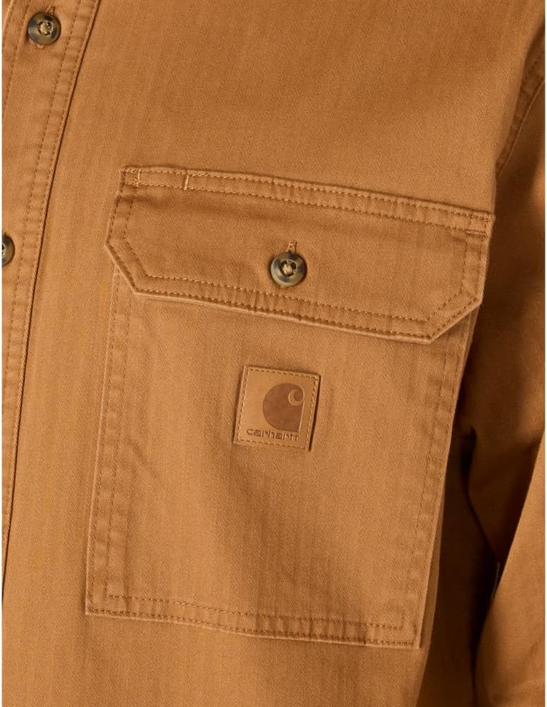 image:imageCarhartt Mens Newcastle Shirt JacCarhartt Brown