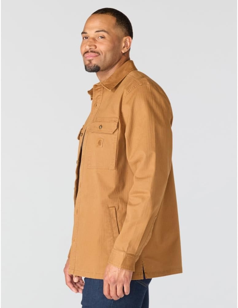 image:imageCarhartt Mens Newcastle Shirt JacCarhartt Brown