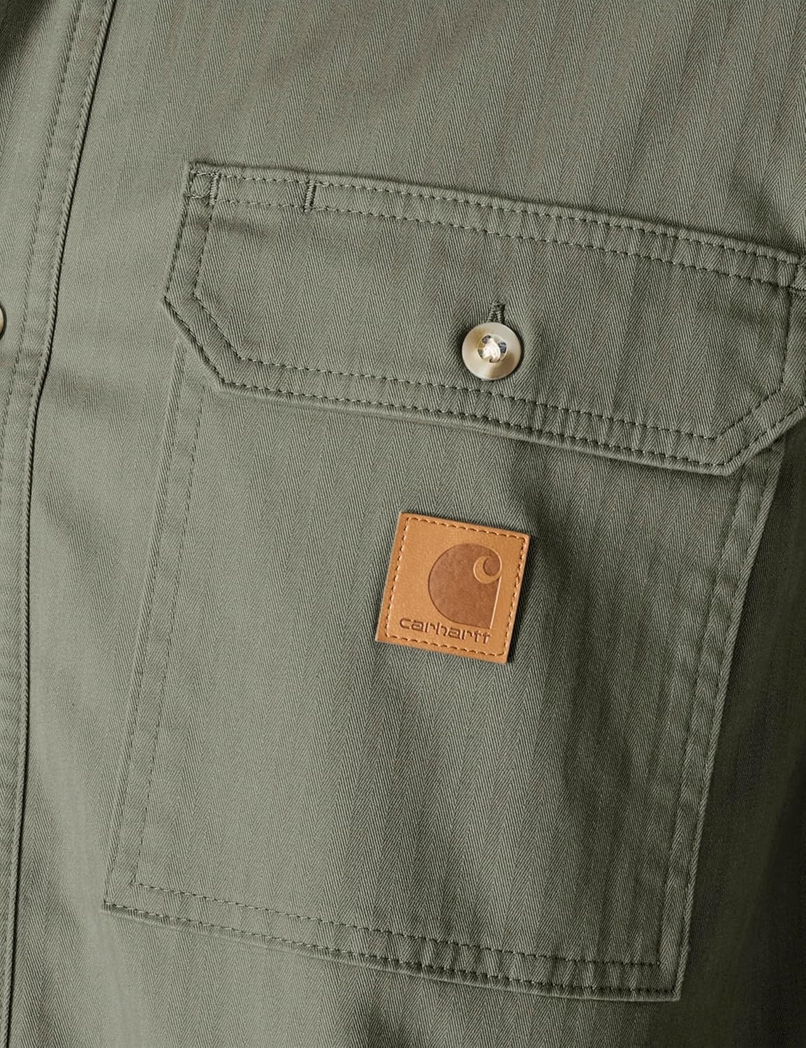image:imageCarhartt Mens Newcastle Shirt JacDusty Olive