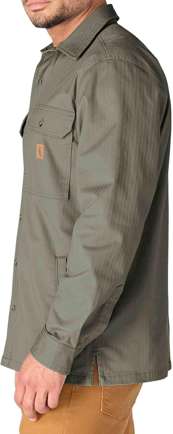 image:imageCarhartt Mens Newcastle Shirt JacDusty Olive