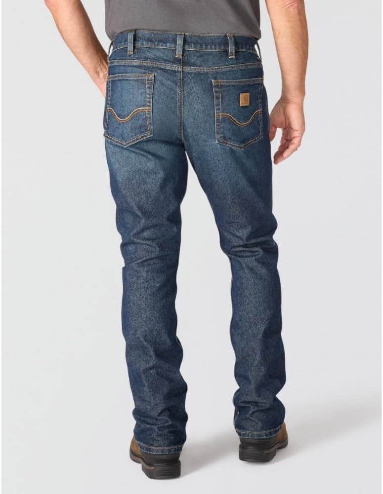 image:imageCarhartt Mens Relaxed Bootcut Rugged Flex JeanBitterbrush