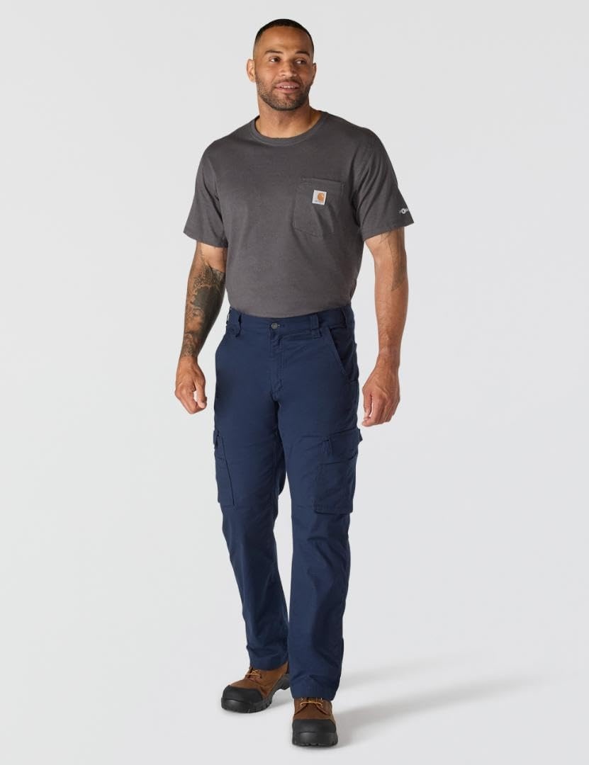 image:imageCarhartt Mens Relaxed Straight Force Ripstop Cargo PantNavy