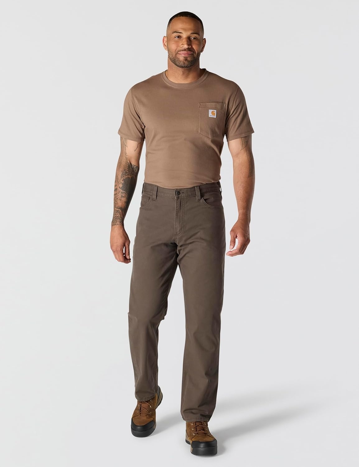 image:imageCarhartt Mens Relaxed Straight Rigby PantDark Coffee