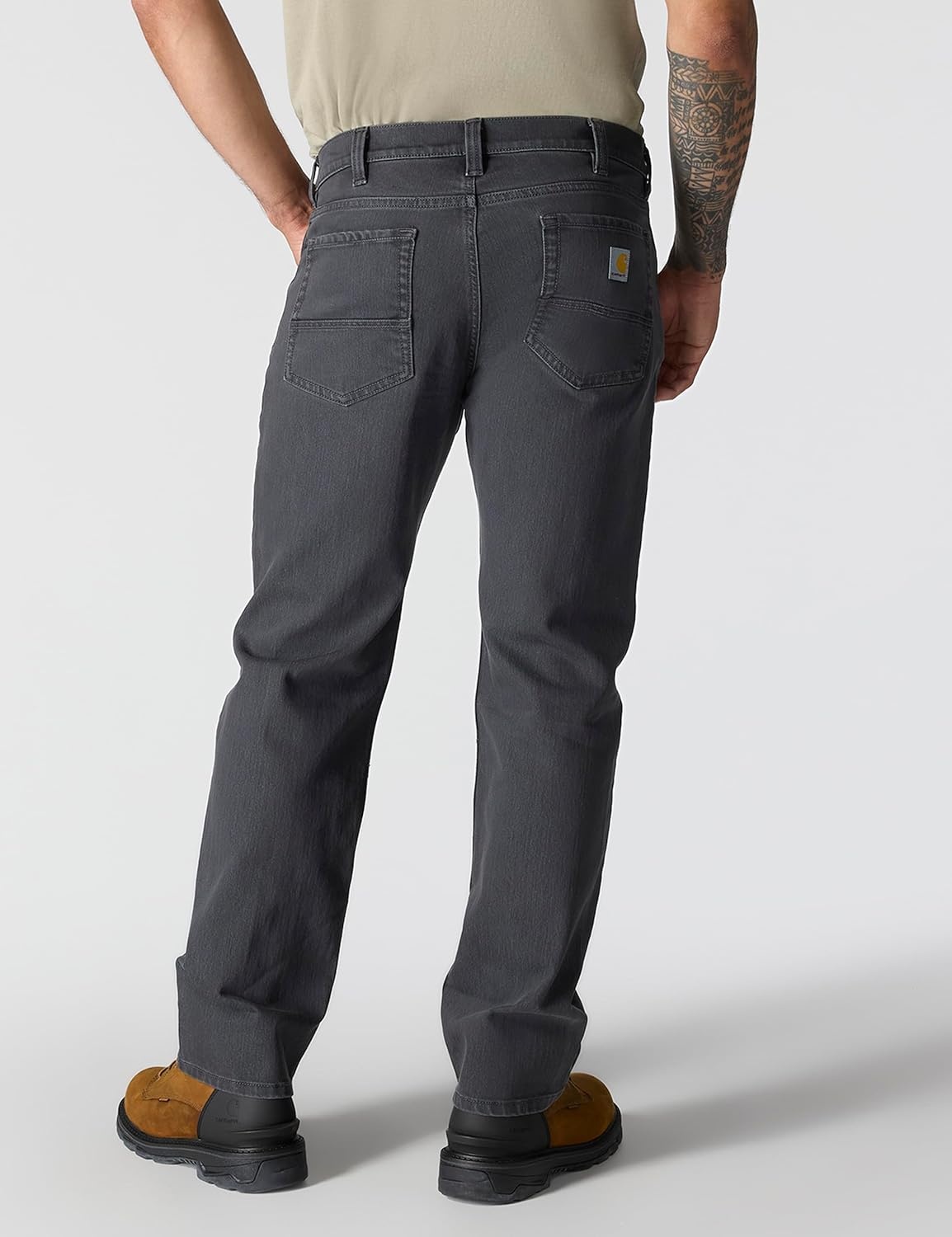 image:imageCarhartt Mens Relaxed Straight Rugged Flex Dyed JeanConcrete
