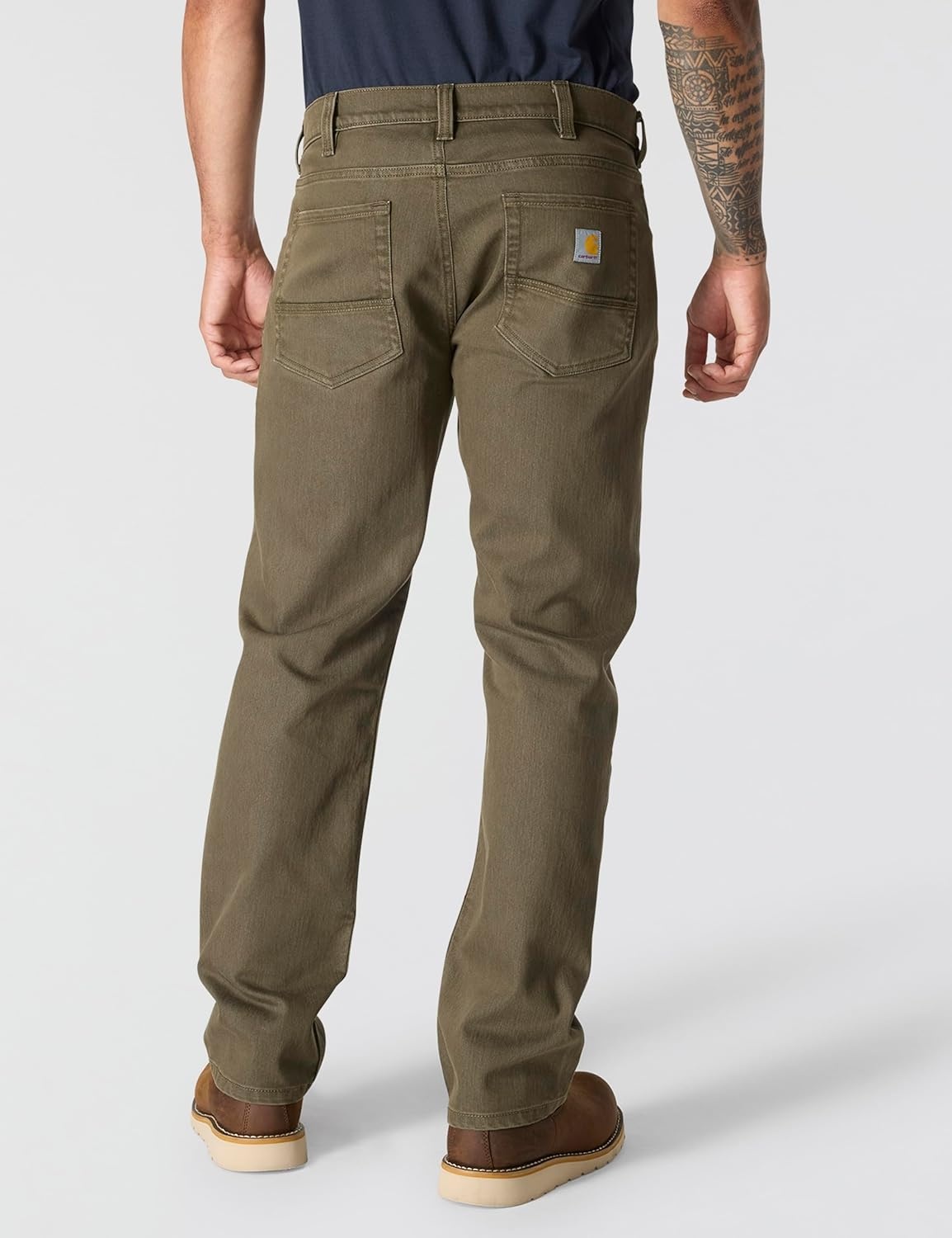 image:imageCarhartt Mens Relaxed Straight Rugged Flex Dyed JeanMoss