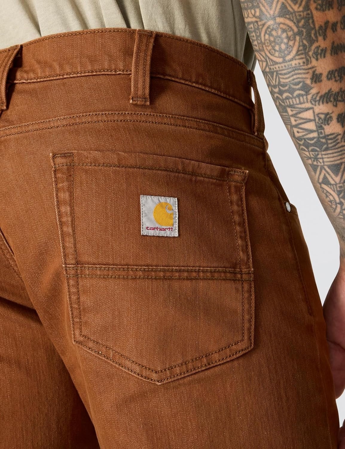 image:imageCarhartt Mens Relaxed Straight Rugged Flex Dyed JeanRed Duck