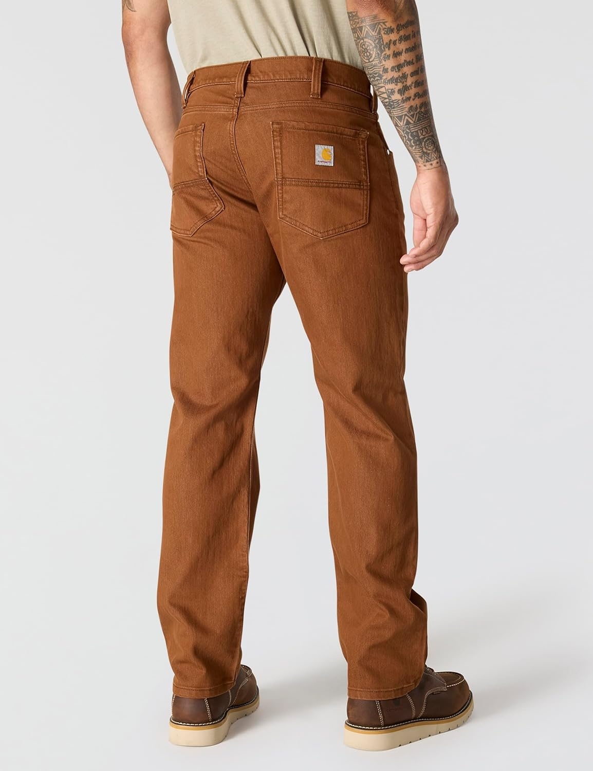 image:imageCarhartt Mens Relaxed Straight Rugged Flex Dyed JeanRed Duck
