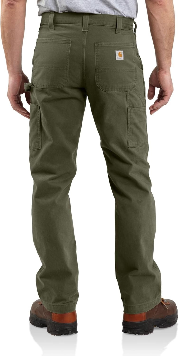image:imageCarhartt Mens Relaxed Straight Twill DungareeArmy Green