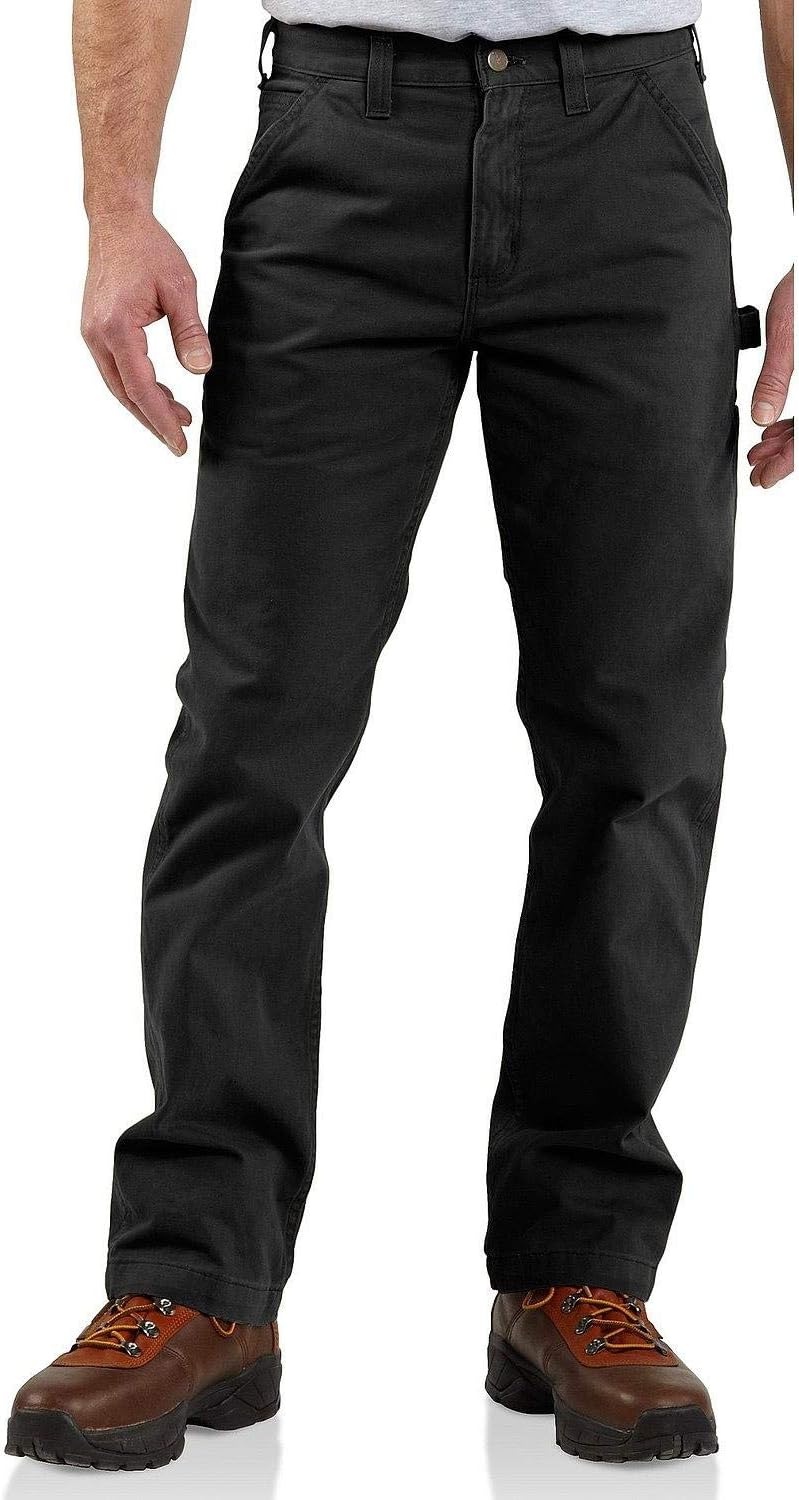 image:imageCarhartt Mens Relaxed Straight Twill DungareeBlack