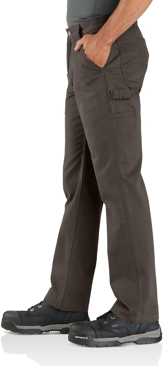 image:imageCarhartt Mens Relaxed Straight Twill DungareeDark Coffee