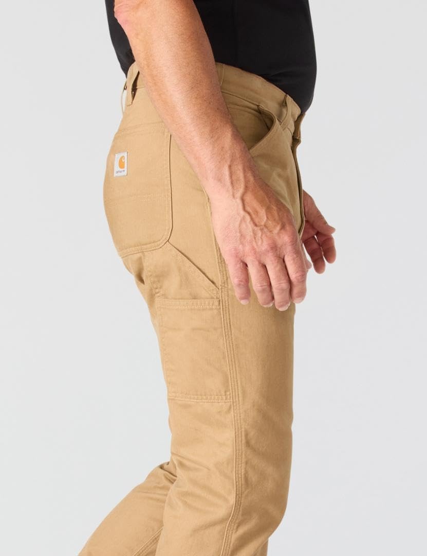 image:imageCarhartt Mens Relaxed Straight Twill DungareeDark Khaki