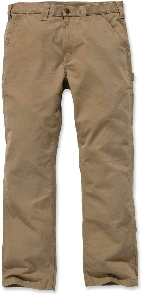image:imageCarhartt Mens Relaxed Straight Twill DungareeDark Khaki