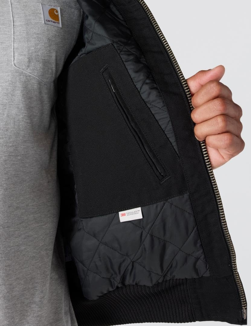 image:imageCarhartt Mens Washed Duck Active JacBlack